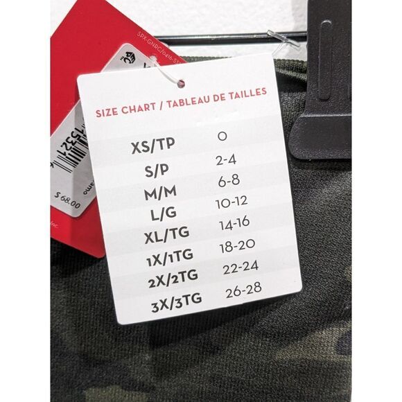 New! SPANX Green Camo Look At Me Now Seamless Leggings, XS - Picture 7 of 9